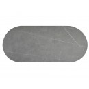 Стол обеденный SIGNAL GASTON Ceramic серый/черный 140-180/80